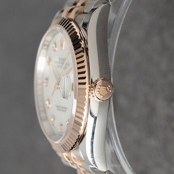 Rolex, Datejust 36, "Mother of pearl diamond dial", ca 2023.