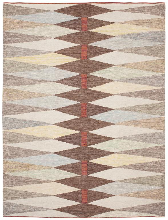 CARPET. Flat weave (Rölakan). 225 x 169 cm.