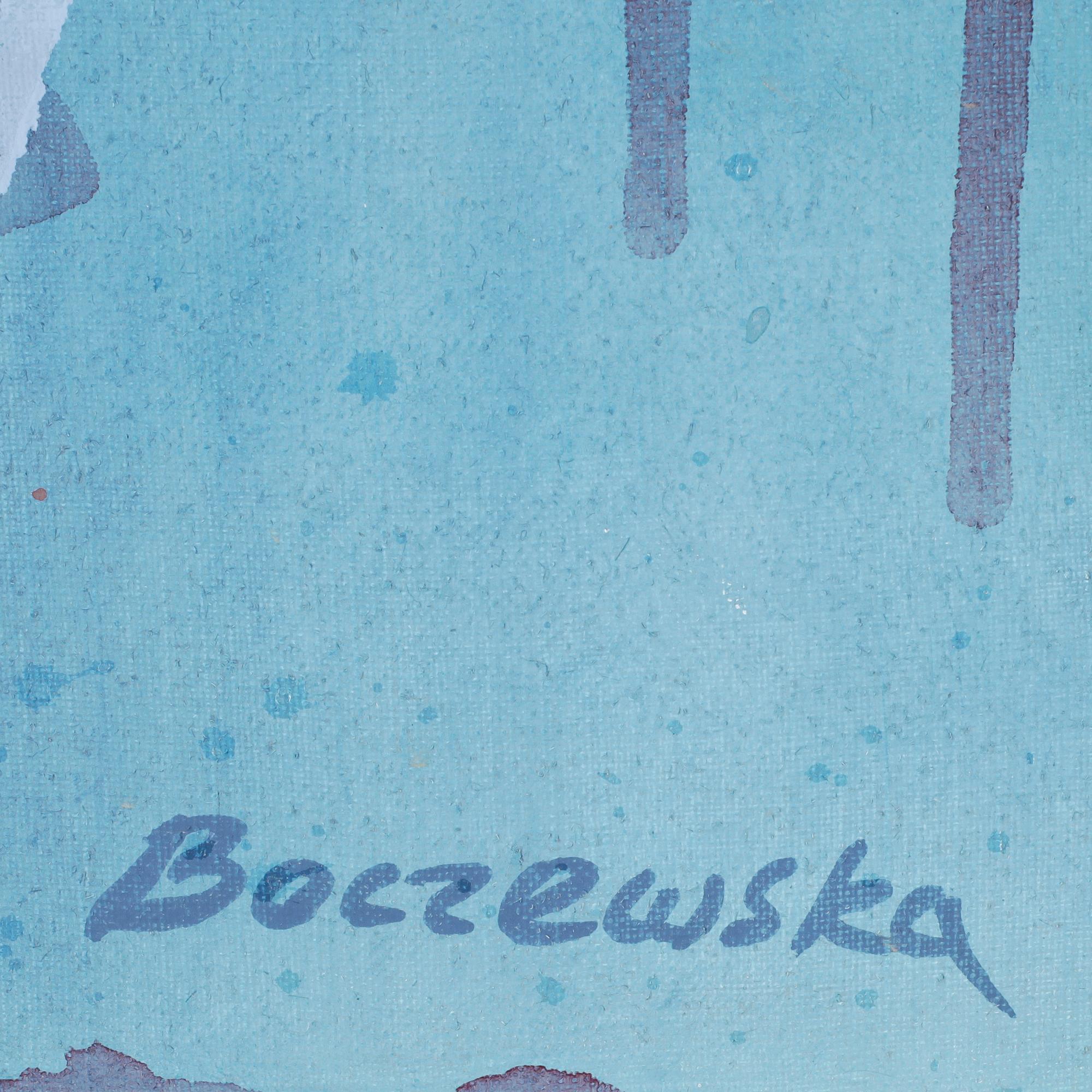 MARIA BOCZEWSKA, olja på duk, sign, dat a tergo 1991.