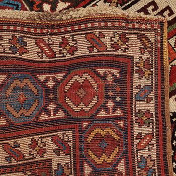 An antique Moghan 'Long rug', Kazak region South Caucasus, ca 360 x 106,5 cm.