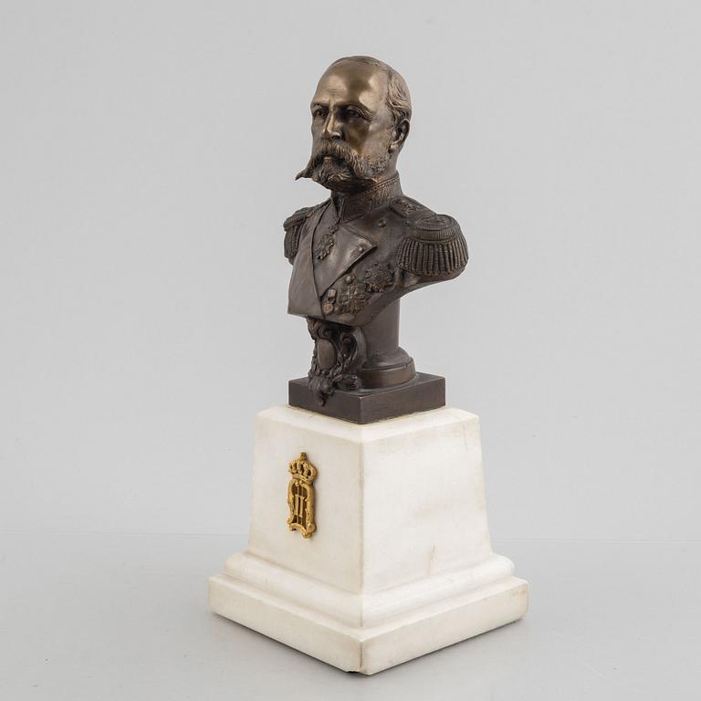 Bust depicting Oscar II.