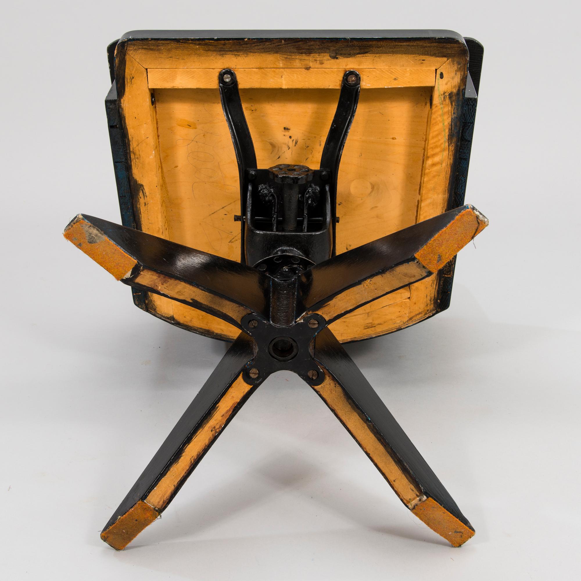 WERNER WEST, kontorsstol, Wilhelm Schaumann Ab, Finland 1930-tal.