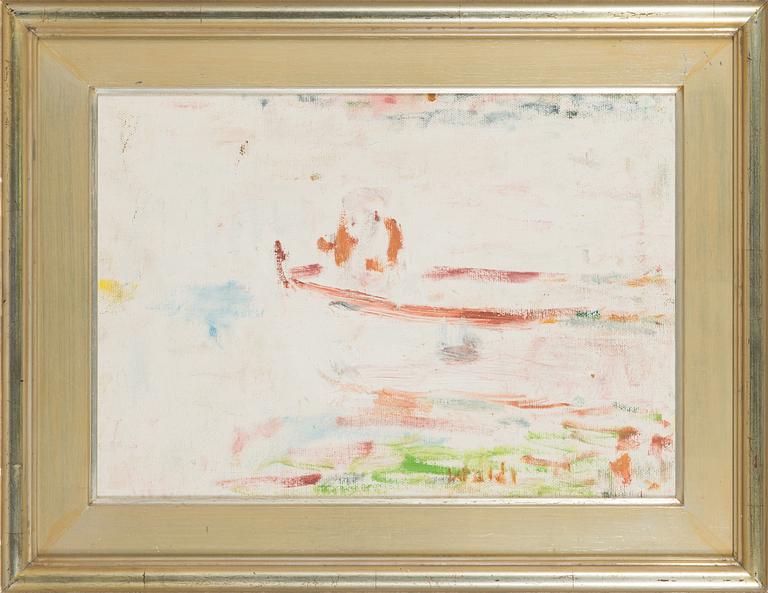 Rafael Wardi, oil on board, signed.