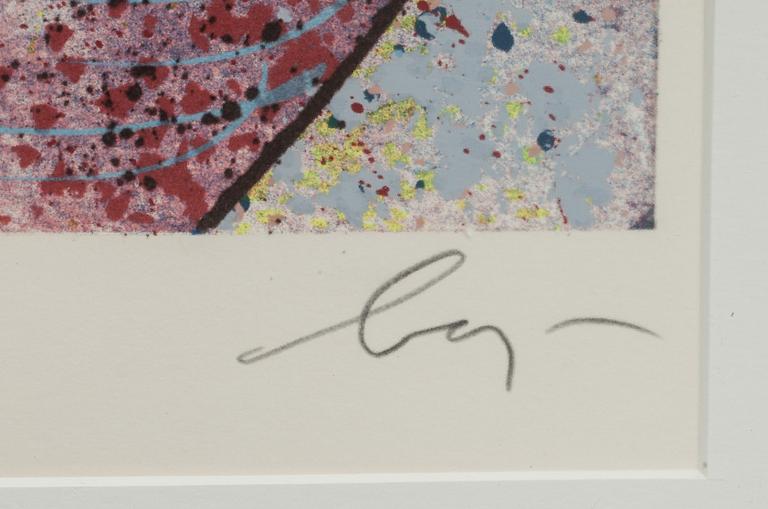 ENRICO BAJ, färglitografi, signerad och numrerad VIII/L.