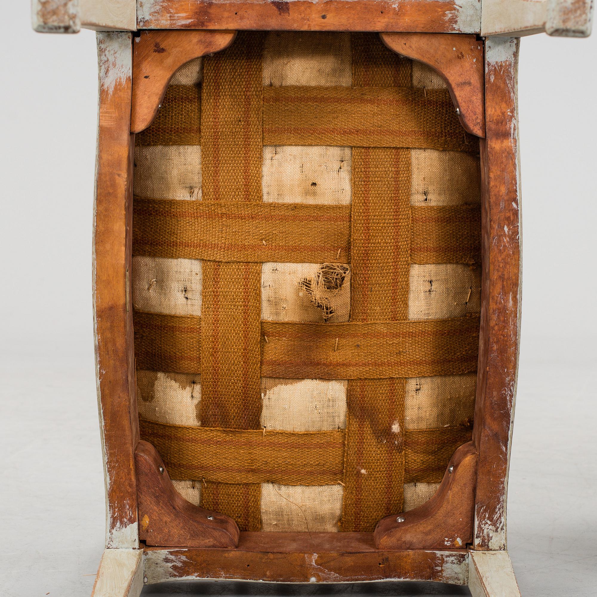 A pair of earlt 20 th century stools.