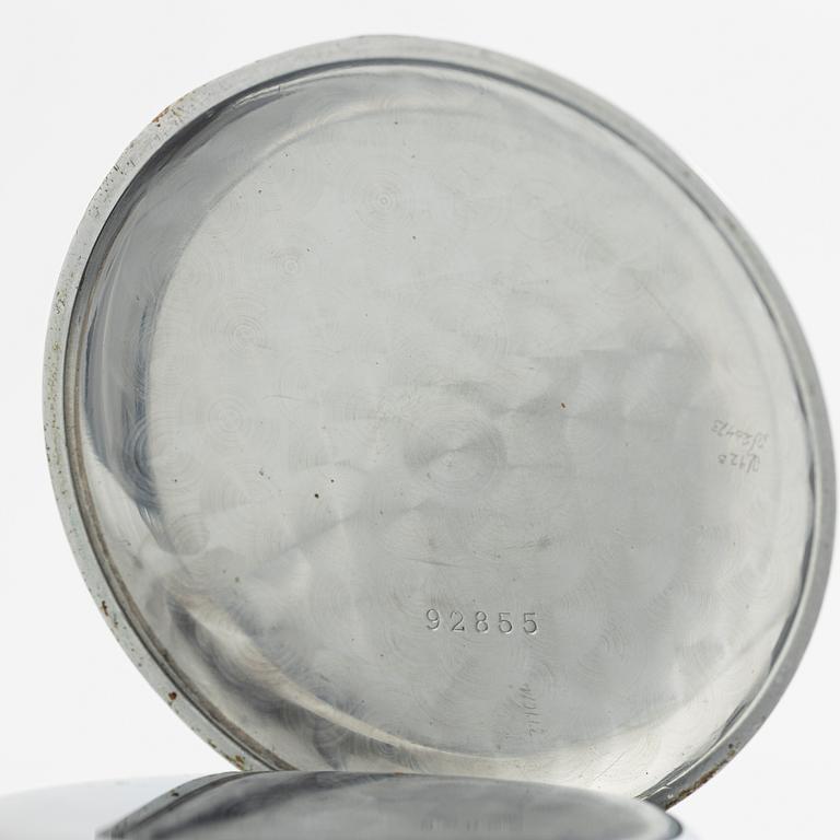 Universal Genève, pocket watch, chronograph, 51 mm.