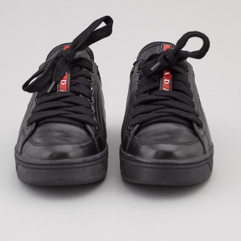 PRADA, sneakers, två par, storlek 35,5.