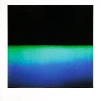 HIROSHI SUGIMOTO, offsetlitografi, Origins of Art,  "Polarized Colours037", dat 2010.