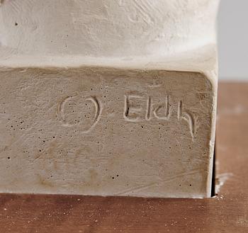 SKULPTUR, Carl Eldh, gips, sign.