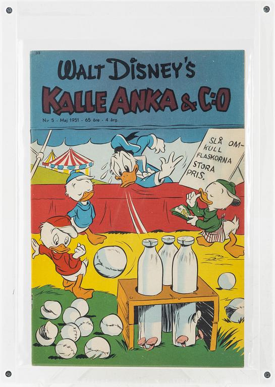 Comic book, "Donald Duck & Co" No. 5, 1951.