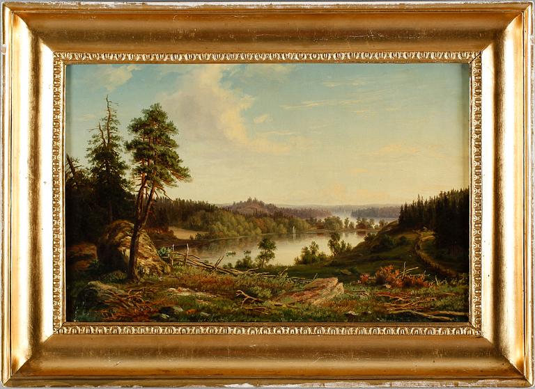 TORSLOW HARALD, olja på duk, signerad och daterad 1880.