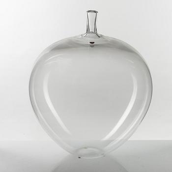 Ingeborg Lundin, vas, glas, "Äpplet", Orrefors Gallery, -87.