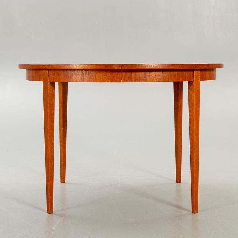 A 1960s teak table.