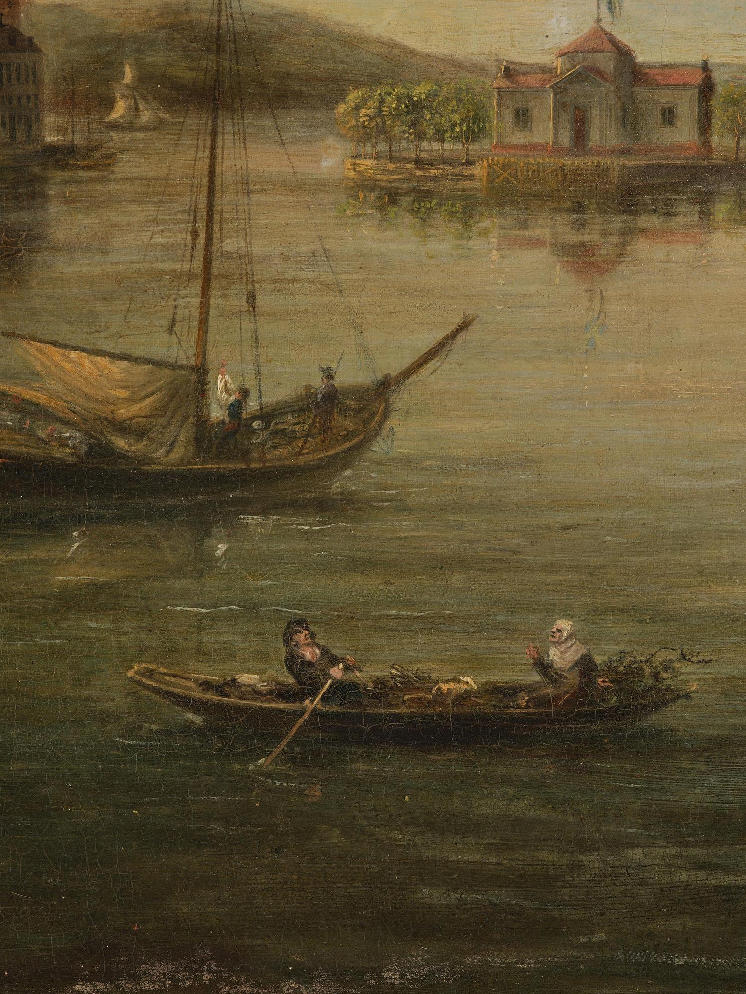 Elias Martin, "Norrström with the Bondeska Palace, Stockholm".