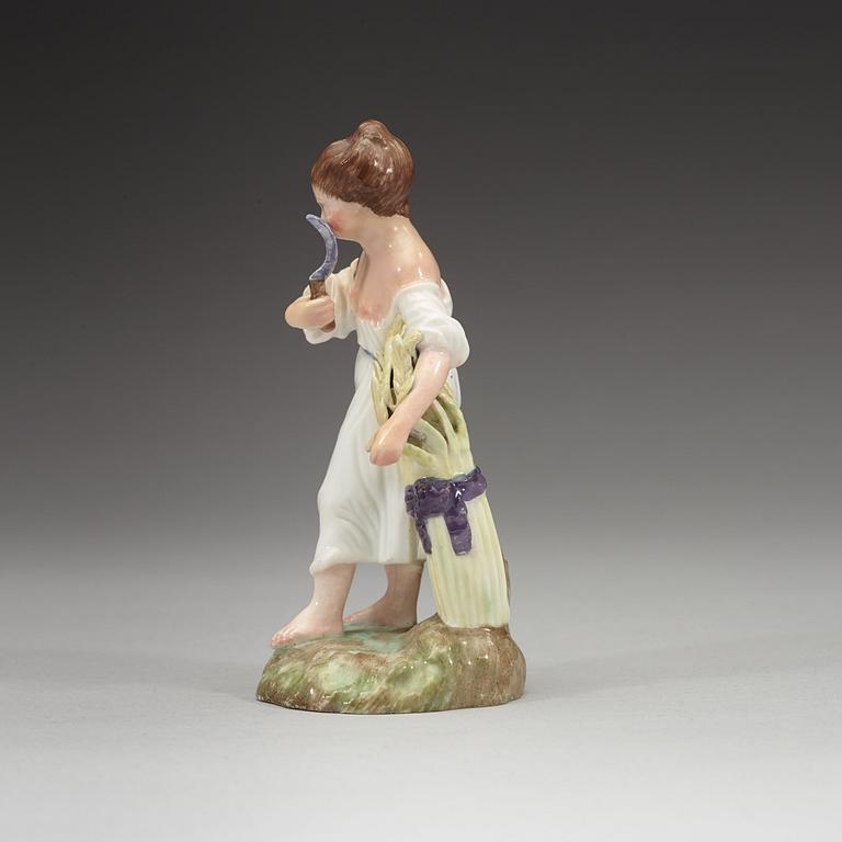 FIGURIN, porslin. Kungl. Dansk, omkring 1780.