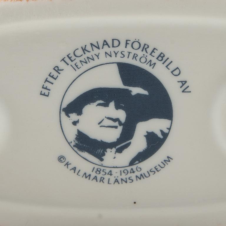 Jenny Nyström, efter, figuriner, 20 st + 2 st, Kalmar Läns Museum.