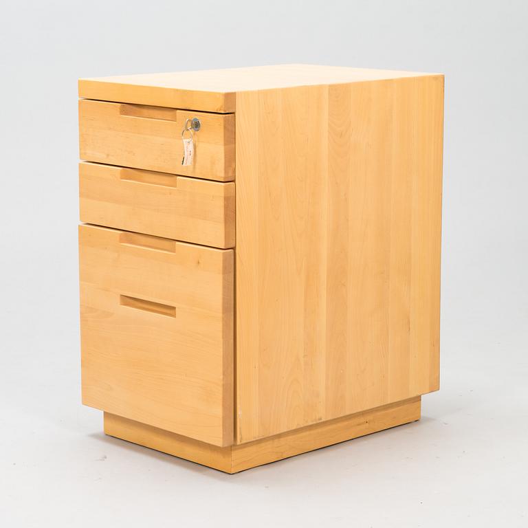 ALVAR AALTO, a 1980's 'H297' drawer unit for Artek.