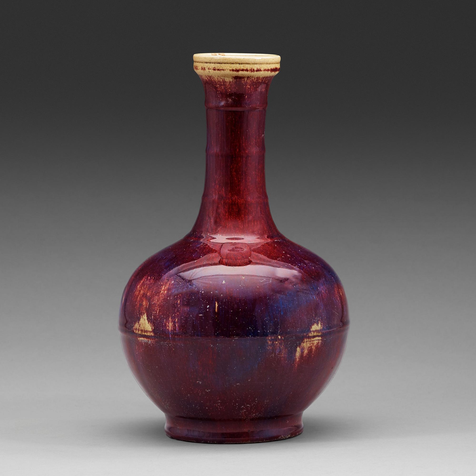 VAS, keramik. Qingdynastin, Qianlong (1736-95).