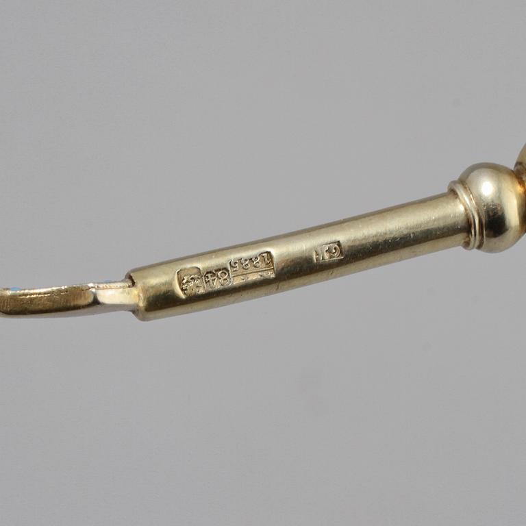 SKED, silver samt emalj, Gustav Klingert, Moskva, Ryssland 1885. Vikt 85 g.