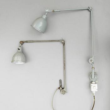 INDUSTRILAMPOR, 2 st, 1900-talets mitt.