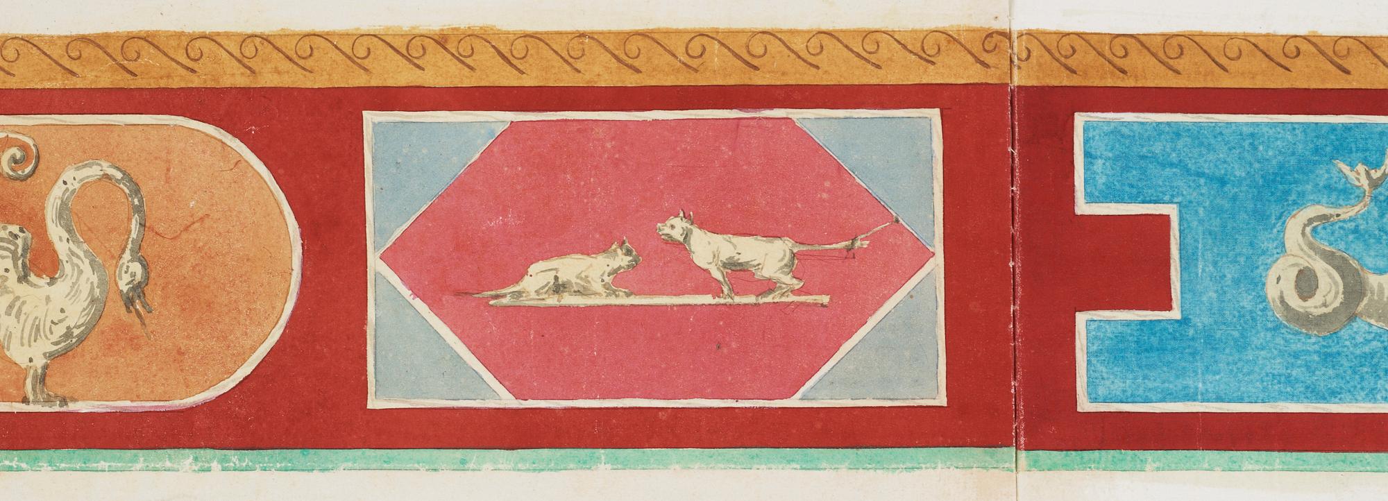 BEMÅLAD VÅD, empire, 1800-talets första hälft.