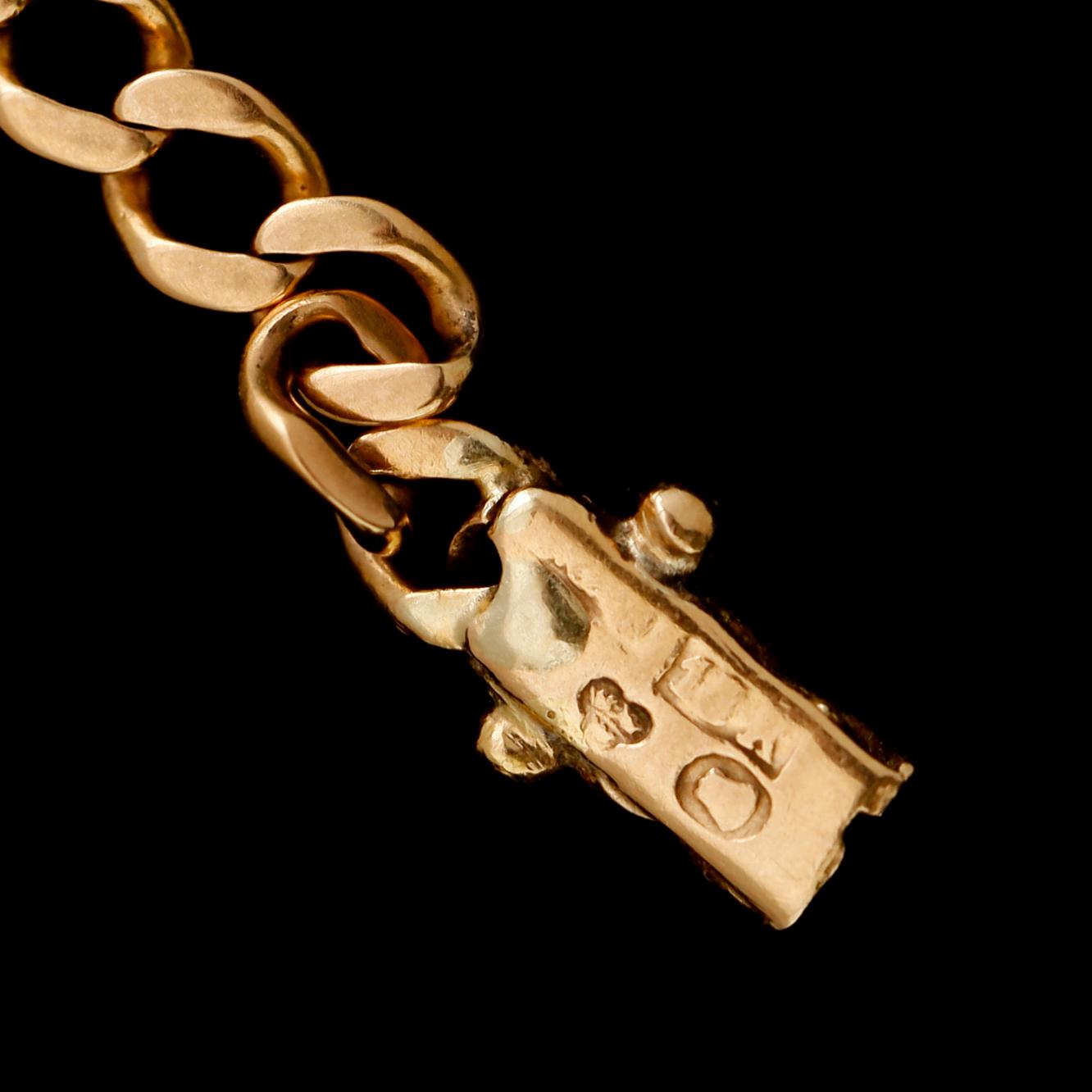 ARMBAND, 18 k guld. Vikt 6 g.
