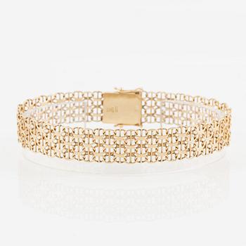 Armband, 18K guld, x-länk.