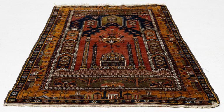 Matta, semiantik Yahyali, Kayseri området, ca  208 x 115 cm.