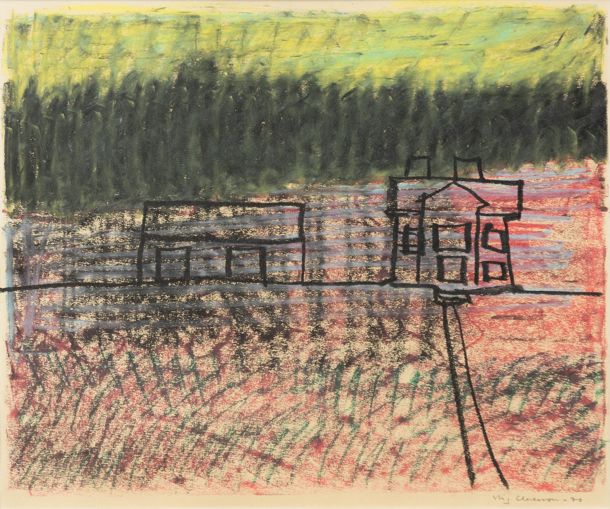 Stig (Slas) Claesson, Composition with Buildings.