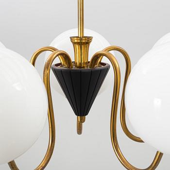 Pendant lamp, 1950's.