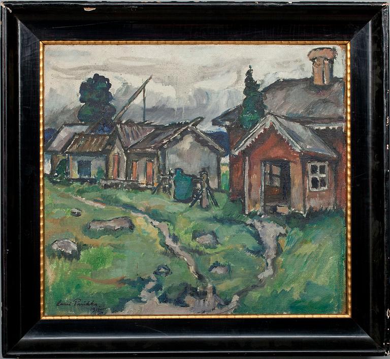 LAURI PARIKKA, olja på duk, signerad och daterad 1915.