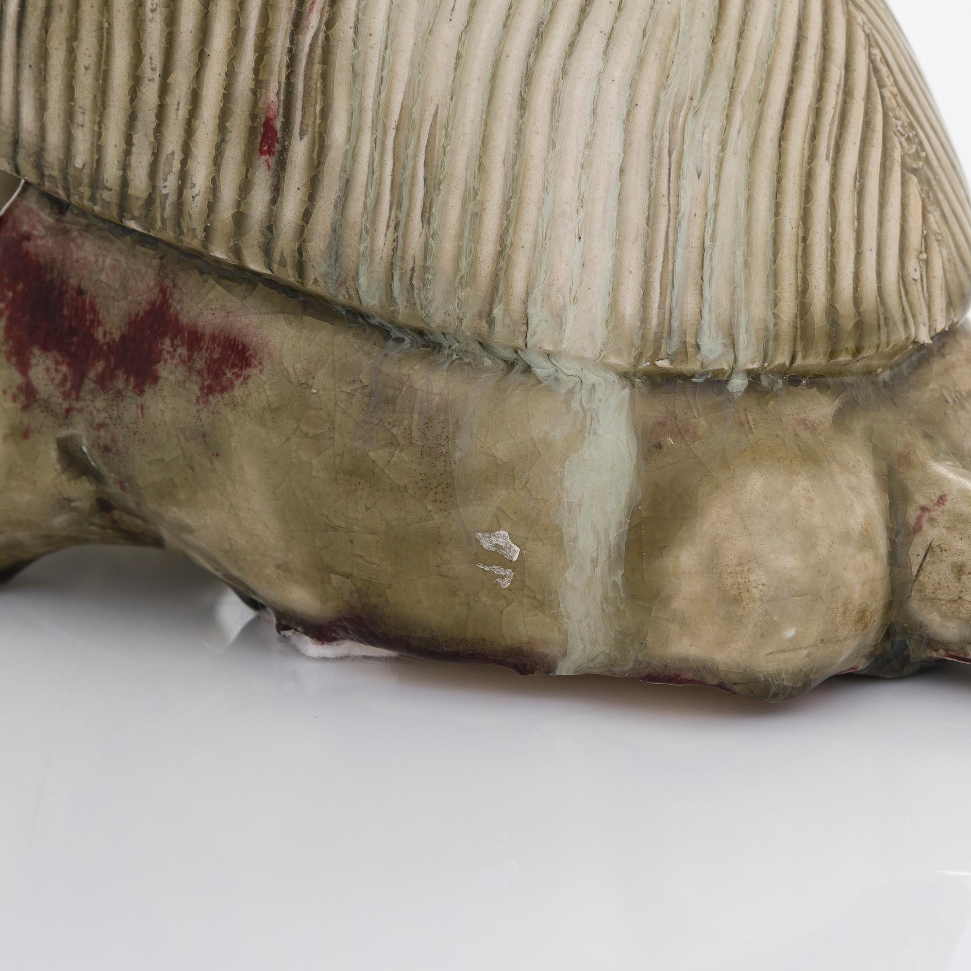 Michael Schilkin, a stoneware sculpture stamp signed M. Schilkin. Arabia Finland.