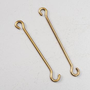 Erik Höglund, a brass ceiling lamp, Eriksmåla, Sweden, 1960's. Provenance Sven Lundh.