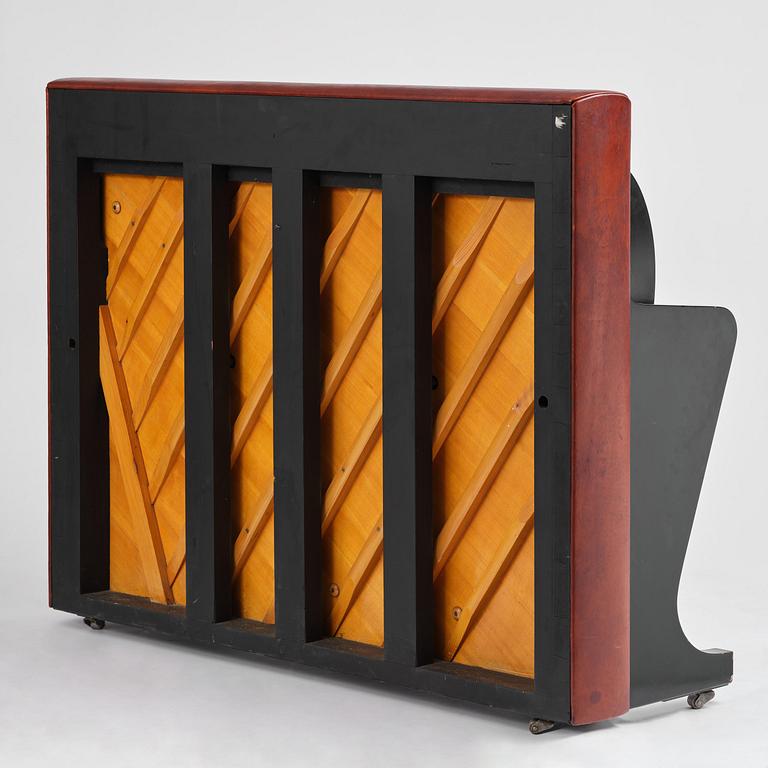 Poul Henningsen, a "PH Upright Piano", executed by Andreas Christensen, Denmark, 1940s.