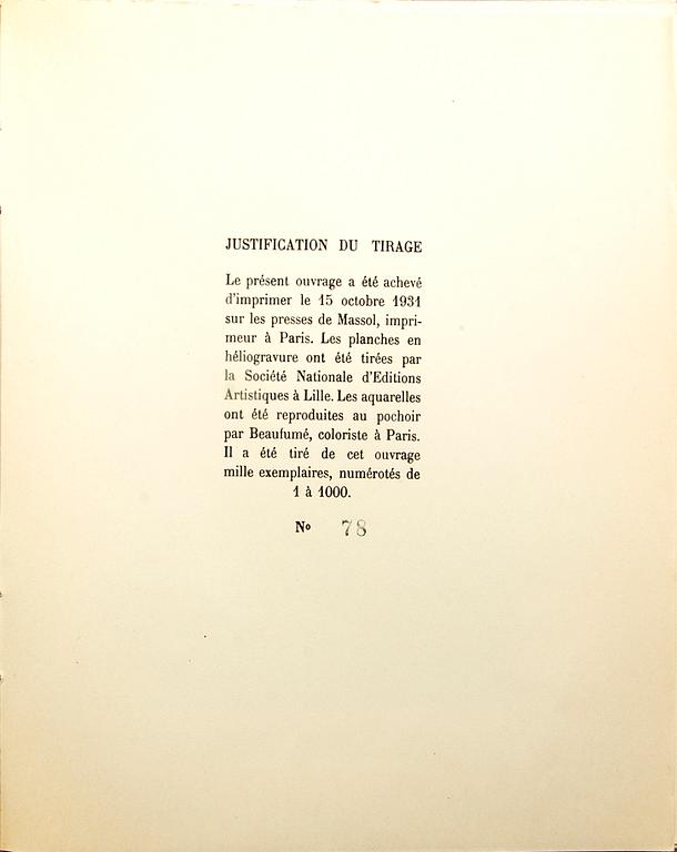 Book, "Les Ballets Suédois dans l'Art Contemporain", Editions du Trianon, Paris, 1931.