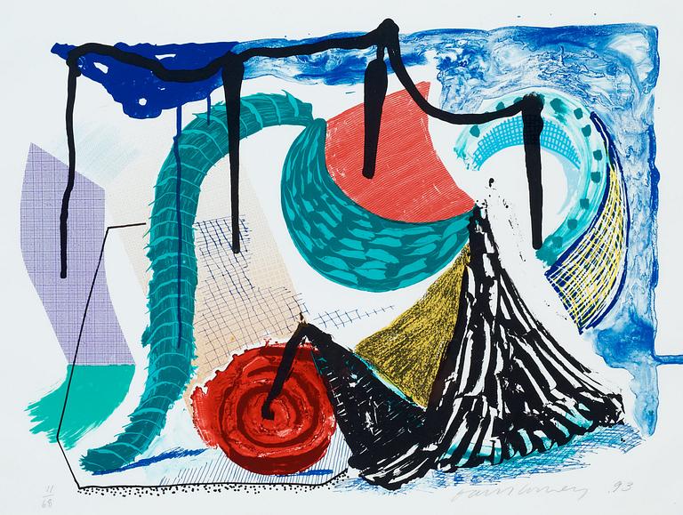 David Hockney, "Catherine's Walk", ur:"Some More New Prints".