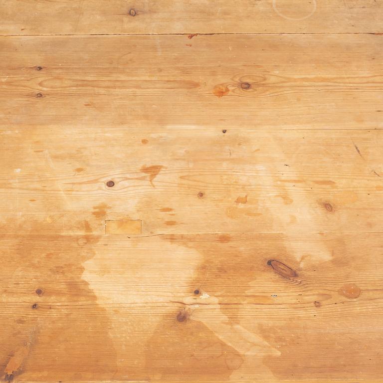 Pinewood table, first half of the 20th century.