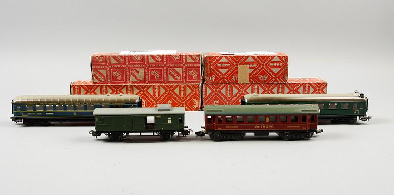 VAGNAR, 9 st, Märklin, H0.