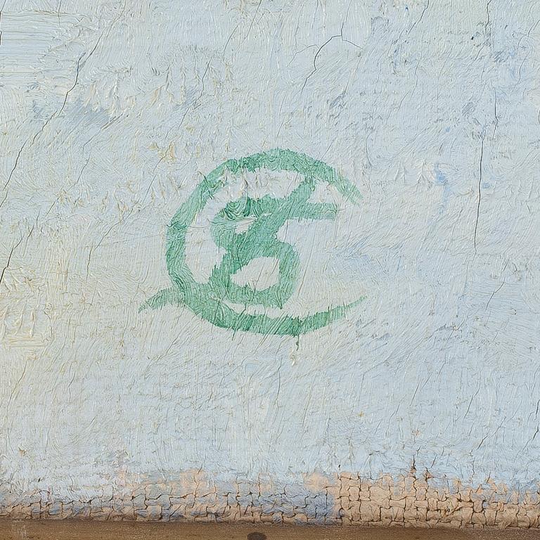 JENS SINDING CHRISTENSEN, olja på duk, monogram sign.