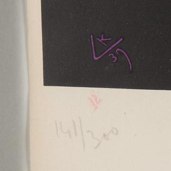 WASSILY KANDINSKY, litograph in colours, sign and dated in the print -39, numbered 141/300.