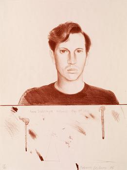 25. David Hockney, "Peter Schlesinger", from: "Friends".