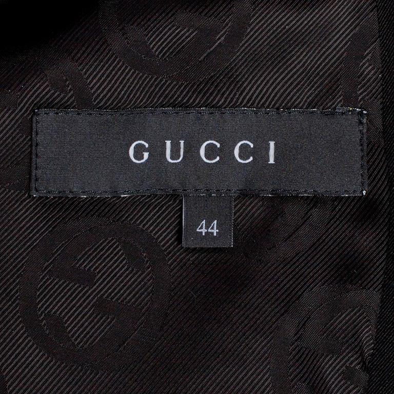 GUCCI, tvådelad dräkt bestående av kavaj samt byxa.