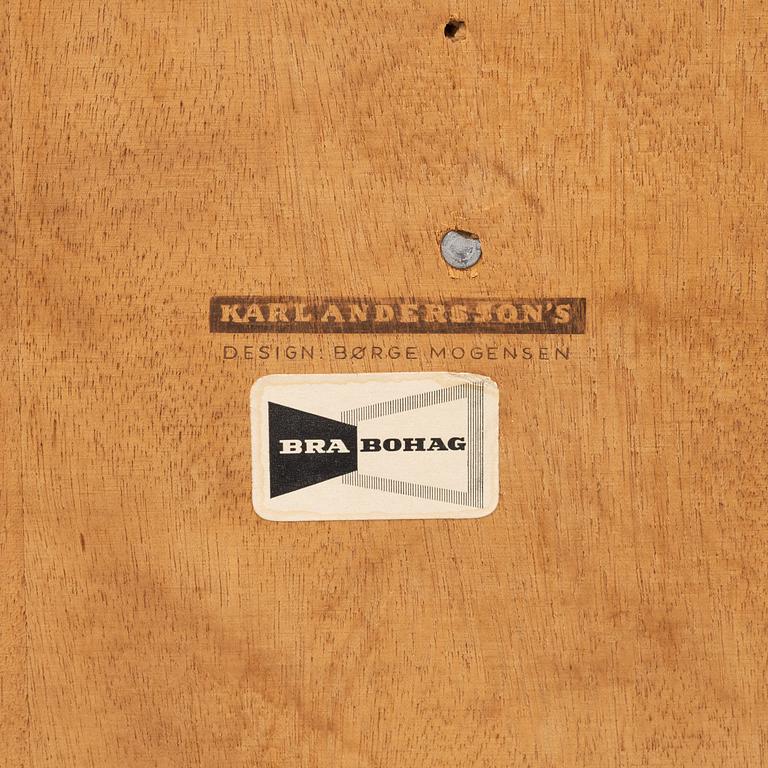 Børge Mogensen, a sideboard module and one chesst of drawers from Karl Andersson & Söner, 1950's/60's.