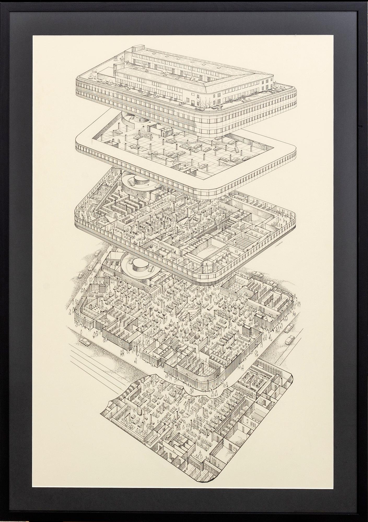 Inge Plymoth drawing signed.