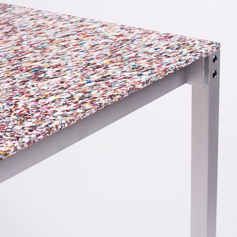 Fredrik Paulsen, a unique table, "Desk One, Broken Smiles", JOY, 2024.