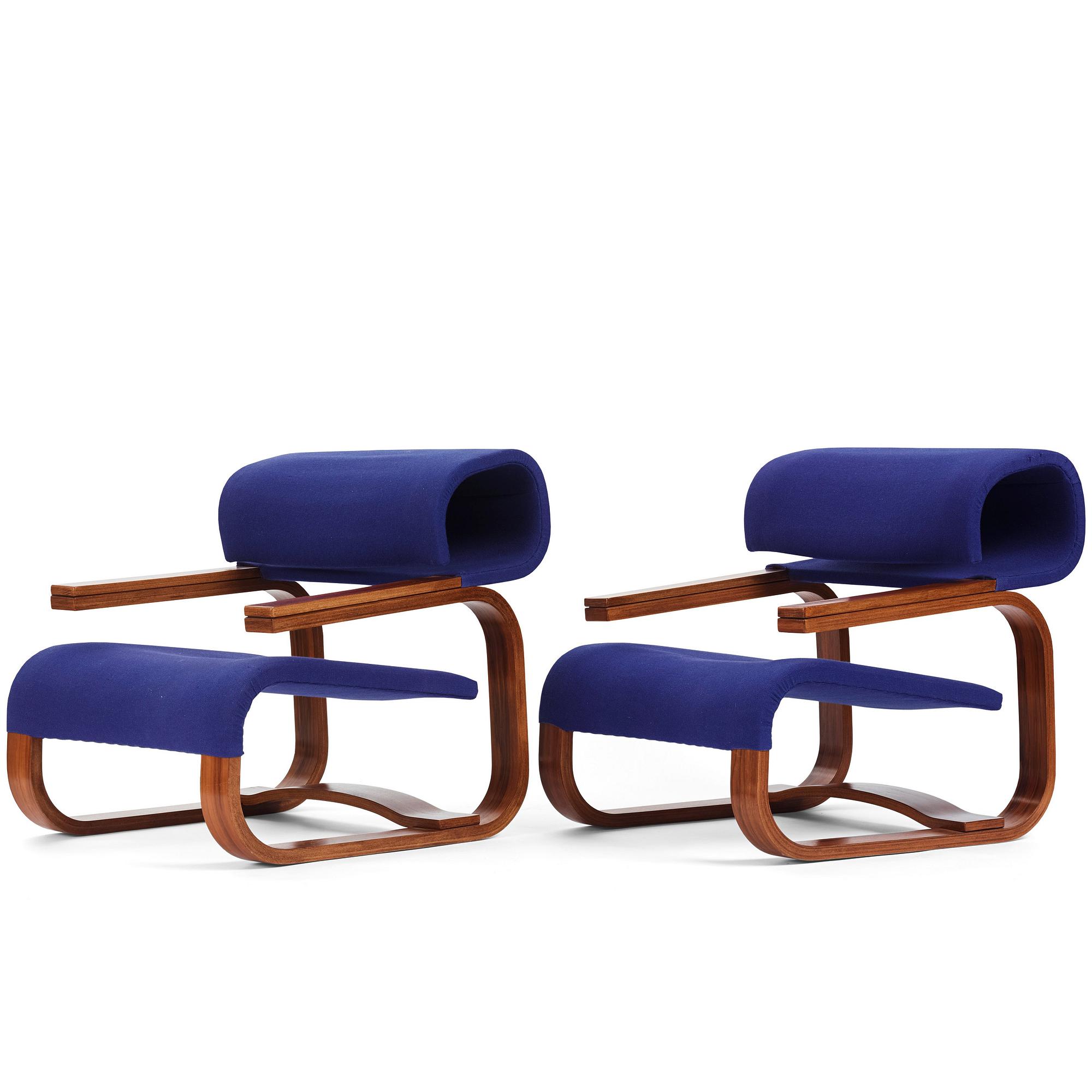 Jan Bocan, fåtöljer, ett par, Thonet, proveniens Tjeckoslovakiska ambassaden i Stockholm 1972.