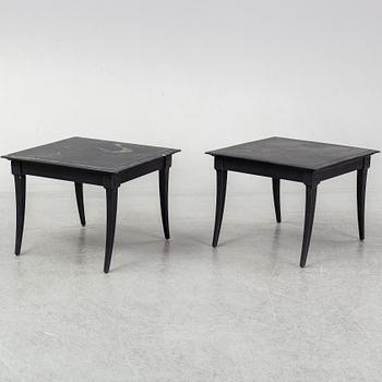 A pair of Restoraiton Hardware side tables, 21st Century.
