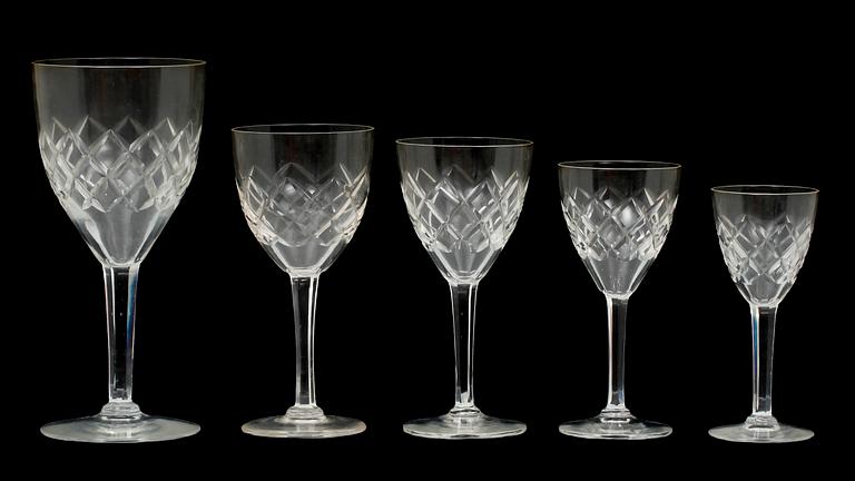 GLAS, servis, 75 delar, 1900-talets mitt.