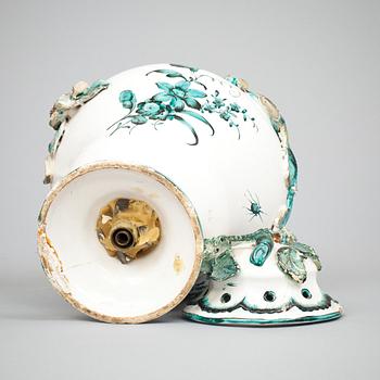 LOCKURNA, fajans, troligen svensk, 1700-tal.