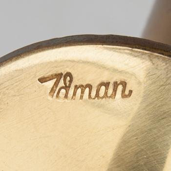 GOLVLAMPA, stämplad Idman, 1900-talets mitt.